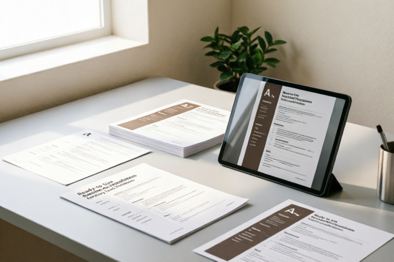 Ready-to-Use Resume Templates for Entry-Level Positions