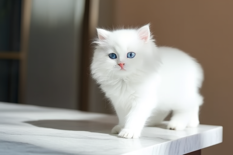 Pure White Magic: The Captivating Charm of Turkish Angora Kittens