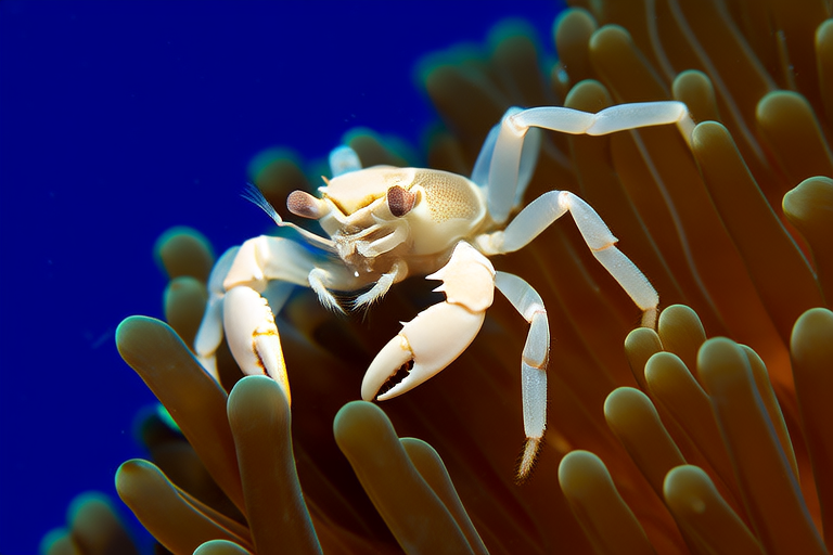 Peek Inside: The Hidden World of Pea Crabs Living in Sea Anemones